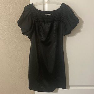 Ruffle sleeve cocktail dress